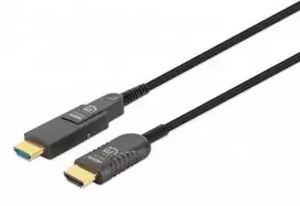 Manhattan 355513 HDMI kabelis 20 m HDMI A tipo (standartinis) HDMI D tipo (Mikro) Juoda