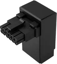 Kolink Core Pro 12V-2×6 90 Degree Adapteris – Type 2, juodos spalvos