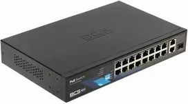 Šakotuvas SWITCH POE BCS-B-SP1602G-1SFP 16 PRIEVADŲ SFP BCS BASIC