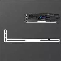 1st Cool 1stCOOL 1stCool Support GPU Aliuminis laikiklis, baltas