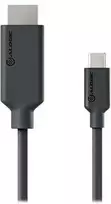 Kabelis USB Alogic ALOGIC EL2UCHD-01 laido adapteris 1 m USB Type-C HDMI Juodas