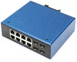 Šakotuvas Jungiklis Digitus DIGITUS Switch 8+4 -Port Gigabit Ethernet PoE