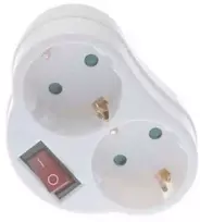 Okko Bosch 2 kontaktų kištukas su jungikliu KF-ZB-01/02