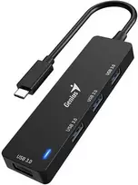 USB (3.0) hub 4-port, UH-400, juoda, Genius