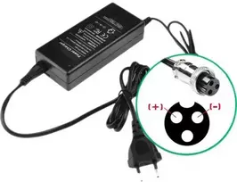 DLH DY-AI3631, Elektrinis dviratis, Vidinis, 24 V, 29 V, 2 A, Juodas
