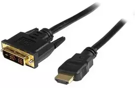 StarTech.com 1 m HDMI® į DVI-D kabelis - M/M, 1 m, HDMI, DVI-D, auksinis, juodas, kištukas/kištukas