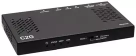 C2G HDMI® itin plonas HDBaseT + RS232 ir IR per katės ilgintuvą imtuvas - 4K 60Hz, 3840 x 2160 pikselių, AV imtuvas, 70 m, laidinis, juodas