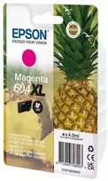 Tusz Epson 604XL vienkartinė pakuotė – 4 ml – XL – rausvai raudona – originali – lizdinė plokštelė su RF / akustiniu pavojaus signalu – rašalo kasetė – skirta „Expression Home XP-2200“, „2205“, „3200“, „3205“, „4200“, „4205“, „WorkForce WF-2910“, „2930“, „2935“, „2950“