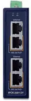 Šakotuvas Planet PLANET Industrial 2-port 10/100/1000T Gigabit Ethernet (10/100/1000) Obsługa PoE Mėlyna