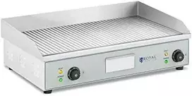 Royal Catering Elektrinis grilis su dvigubu grioveliu 400 x 730 mm 2 x 2000 W