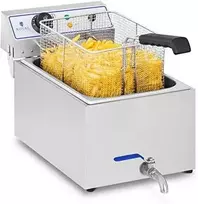 Gruzdintuvė Profesionali žuvies keptuvė su čiaupu 3000W 17L Royal Catering RCEF 15E