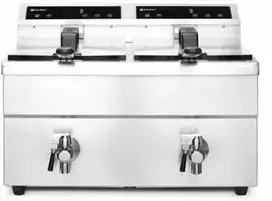 Gruzdintuvė Dviguba indukcinė viryklė su maišytuvu KITCHEN LINE 2x 8 L Hendi 215029