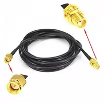 GSM 10M 5G/4G/GSM antenų kabelio prailginimas 10m (SMA-M/SMA-F)