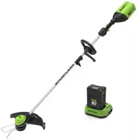 Žoliapjovė - trimeris Greenworks GD60LTK2; 60 V; 1x2,0 Ah akum.