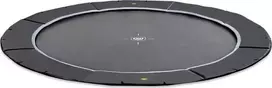 EXIT Dynamic ground level sports trampoline ø427cm - juodas