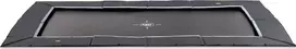 EXIT Dynamic ground level sports trampoline 244x427cm - juodas