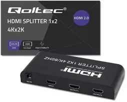 HDMI Skirstytuvas - Qoltec 51797 2x 4K 60Hz