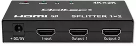 „Qoltec“ aktyvus skirstytuvas 2 x HDMI 4K x 2K | 3.4Gb/s | Didelis stabilumas