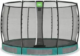 EXIT Allure Premium įleidžiamas batutas ø366 cm, žalias