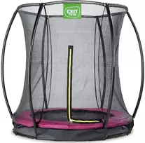 Įkasamas batutas su tinklu Exit Silhouette 183cm - Rožinis