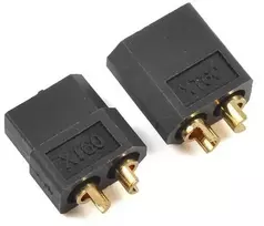 Oem XT60 kištukai - juodi - pilna XT60 jungtis