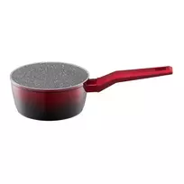 Puodas su Qualum Ceramic Stone Edition Ombre Raudona danga 16 cm AMBITION