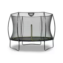EXIT Silhouette trampoline ø244cm - juodas Lauke Turas Spyruoklė Ant žemės pastatomas batutas