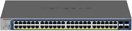 Šakotuvas „NETGEAR“ 52 prievadų „PoE“ gigabito / 10G sudedamas išmanusis komutatorius (GS752TXP)