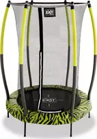 EXIT Tiggy Junior batutas su apsauginiu tinklu, ø140 cm, juodas/žalias