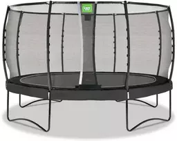 Batutas EXIT Allure Premium ø427 cm su apsauginiu tinklu, juodas