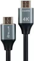Tellur didelės spartos HDMI 2.0 kabelis, 4K 18Gbps kištukas-kištukas Ethernet auksinis padengtas 3m juodas