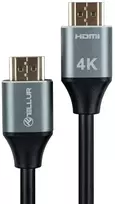 Tellur didelės spartos HDMI 2.0 kabelis, 4K 18Gbps kištukas-kištukas Ethernet auksinis padengtas 5m juodas