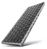 AXAGON HMC-KB-CS, USB 5Gbps šakotuvas su CZ/SK klaviatūra, HDMI 4K/60Hz, 3x USB-A, SD/mSD, garsas, PD 100W, USB-C laidas 60cm