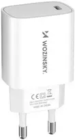 Wozinsky WGWCCW 20W USB-C laidinis įkroviklis – baltos spalvos
