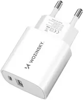 Įkroviklis Wozinsky (WGWCW) (1xUSB-C;1xUSB 3A 20W) baltas