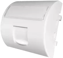 Adapteris 45x45 1xRJ45 su apsauga nuo dulkių (išgaubta suapvalinta) ALANTEC