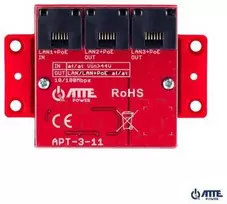 Šakotuvas Atte Power ATTE APT-3-11 Switch PoE 3 portowy 10/100Mbps, ilgintuvas