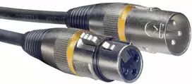 Audio kabelis XLR/XLR (m/f) Stagg SMC6 YW, 6 m
