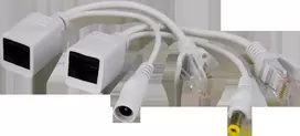 Pulsar P-PoE1 PoE adapterių rinkinys su RJ45 ir 2.1/5.5 jungtimis