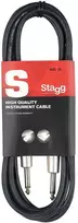 Instrumentinis kabelis Stagg 6.35mm Jack TS - 6.35mm Jack TS 1.5m SGC1,5DL