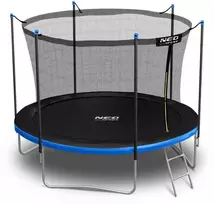 Neo-Sport Sodo batutas su vidiniu tinklu ir kopėčiomis, 183 cm