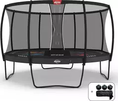 BERG Elite Regular 430 pilkos spalvos lygių + apsauginis tinklas Deluxe
