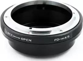 Pixco adapteris OLYMPUS / PANASONIC MICRO 4/3 [m4/3] -&gt| CANON [FD]