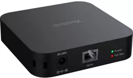 Šakotuvas Yealink RCH40 E2, Gigabito eternetas, 10/100/1000, IEEE 802.3af, IEEE 802.3at, Juoda, PoE-Max, Maitinimas, DC, PoE