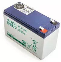 AGM SSB SBL9-12HR 12V9Ah maitinimo akumuliatorius UPS APC, EVER FIDELTRONIC EATON POWERWARE