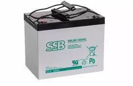 SSB SBL 60-12i(sh) 12V 60Ah AGM Akumuliatorius, nereikalaujantis priežiūros, skirtas buferiniam darbui