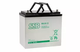 SSB SBL 55-12i 12V 55Ah AGM Akumuliatorius, nereikalaujanti priežiūros