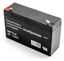 SSB Multipower MP12-6 6V 12Ah AGM Akumuliatorius nereikalaujantis priežiūros