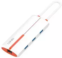 Ldnio Adapteris HUB USB-C 6w1 USB 3.0 HDMI PD RJ45 100W W