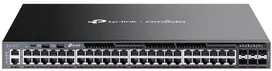 Šakotuvas TP-LINK SG6654X Omada 48-Port Gigabit Stackable L3 valdomas jungiklis su 6 10G lizdais | TP-LINK